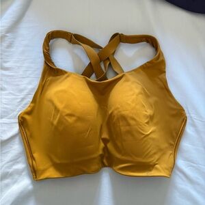 Lululemon Mustard Yellow Sports Bra